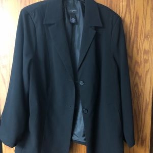 Blk Investments II lined blazer Dbl front button